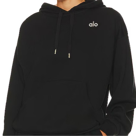 ALO Yoga Tops - ALO Yoga Women's Black Hoodie